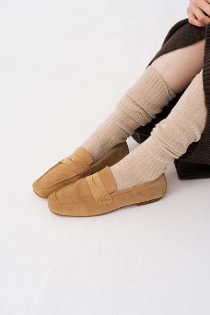 Rita Beige Loafers Carnevale Madrid 