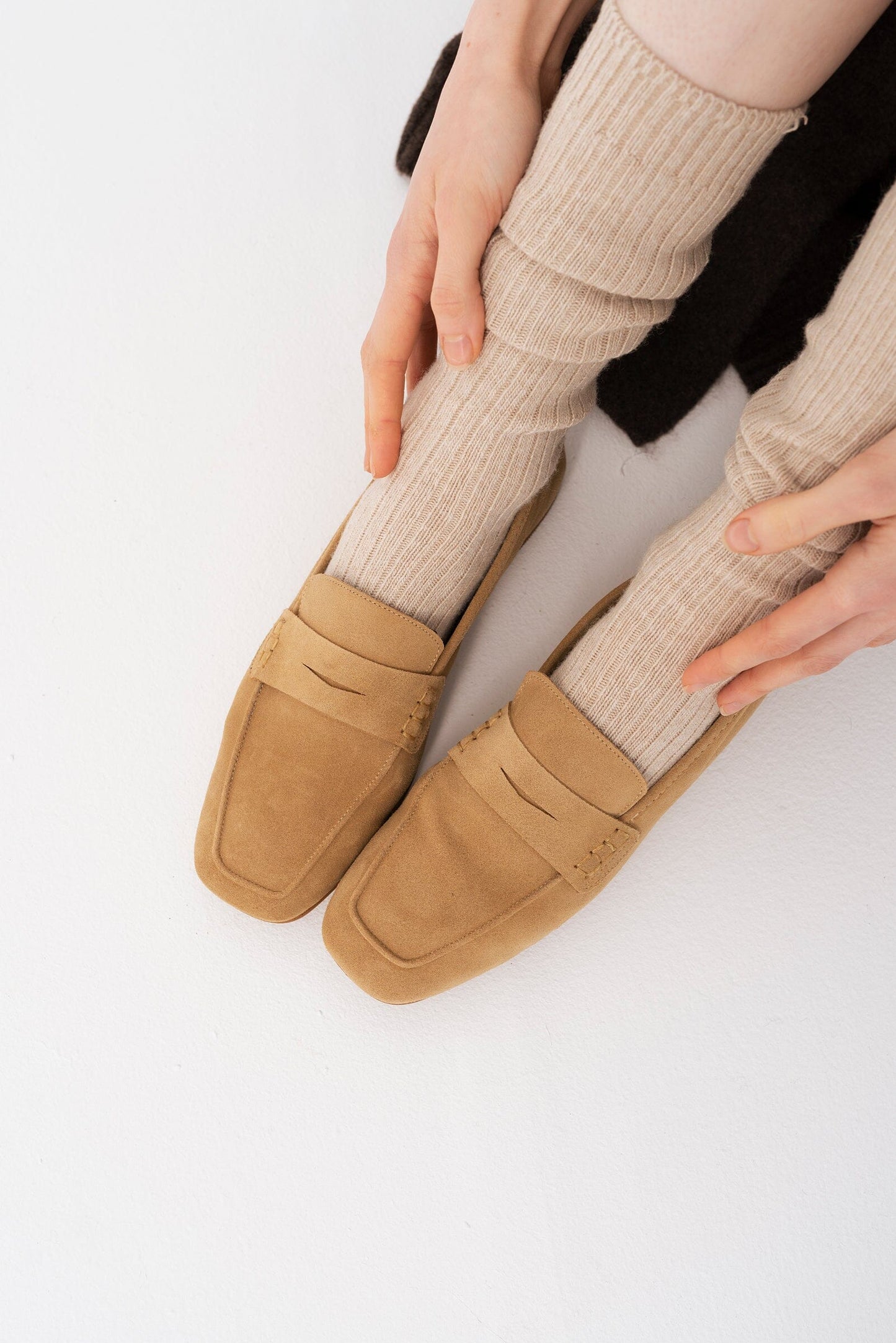 Rita Beige Loafers Carnevale Madrid 