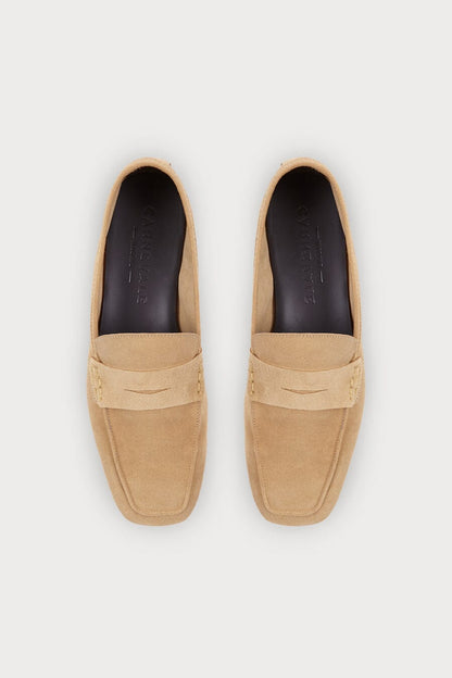 Rita Beige Loafers Carnevale Madrid 
