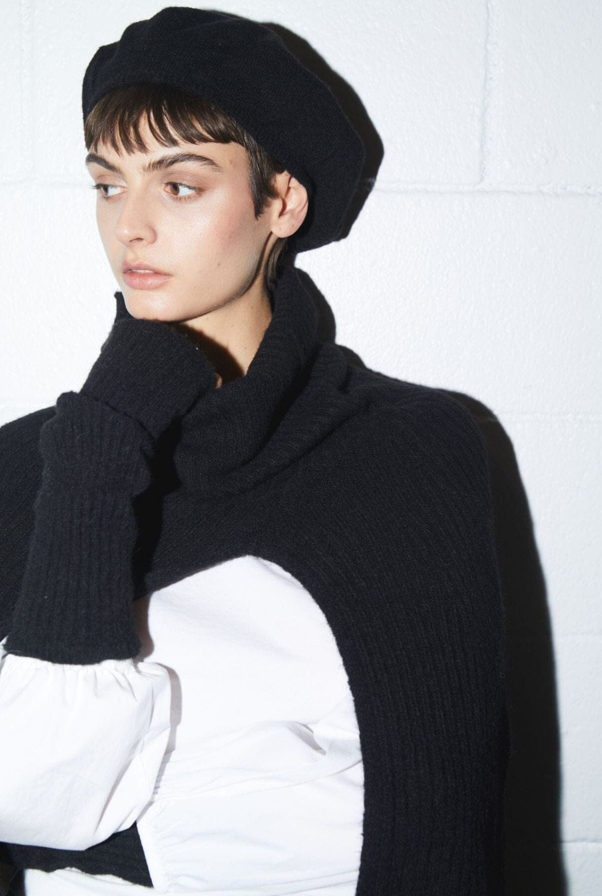 ROLL NECK CAPE SOFT Capes & shawls Commelle 