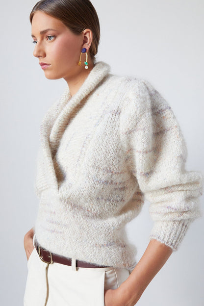 Ronald Sweater Grey Melange Sweaters The Label Edition 