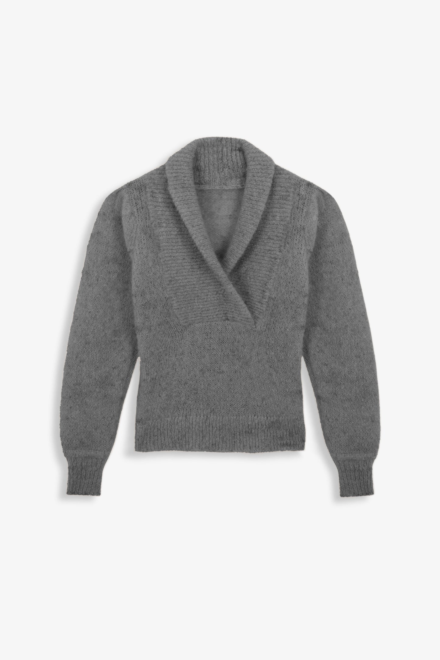 Ronald Sweater Grey Melange Sweaters The Label Edition 