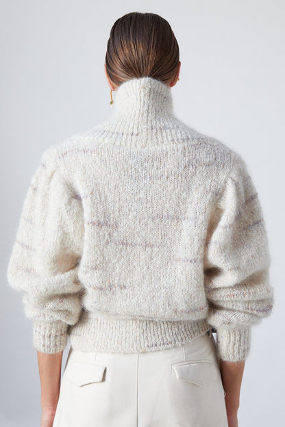 Ronald Sweater Oat Melange Sweaters The Label Edition 