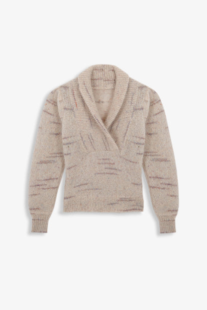 Ronald Sweater Oat Melange Sweaters The Label Edition 