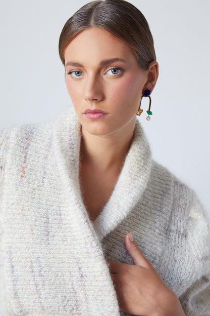 Ronald Sweater Oat Melange Sweaters The Label Edition 