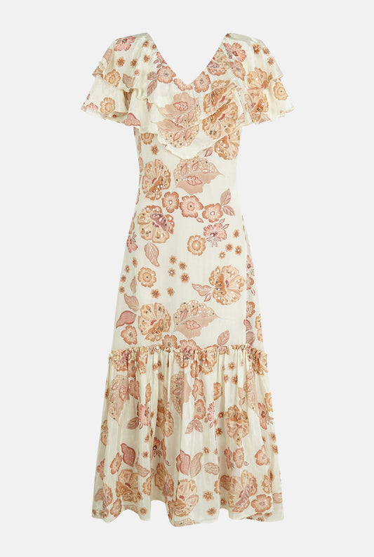 Salomé Beige Dress Dresses Leyre Doueil 