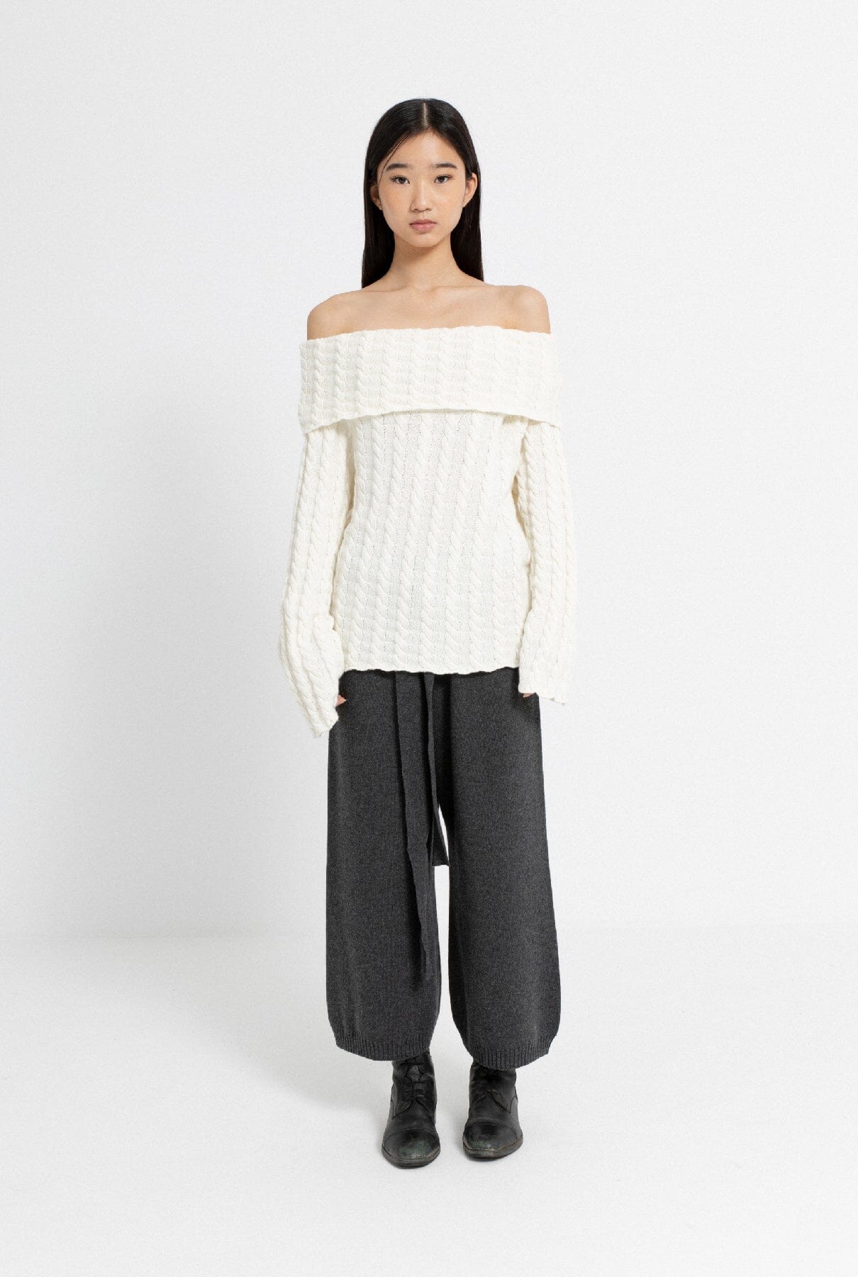 Saloon Jumper White Sweaters Carlota Cahis 