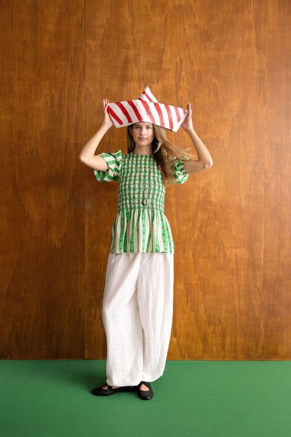 Salvia Green Blouse Blusa Maràvic 