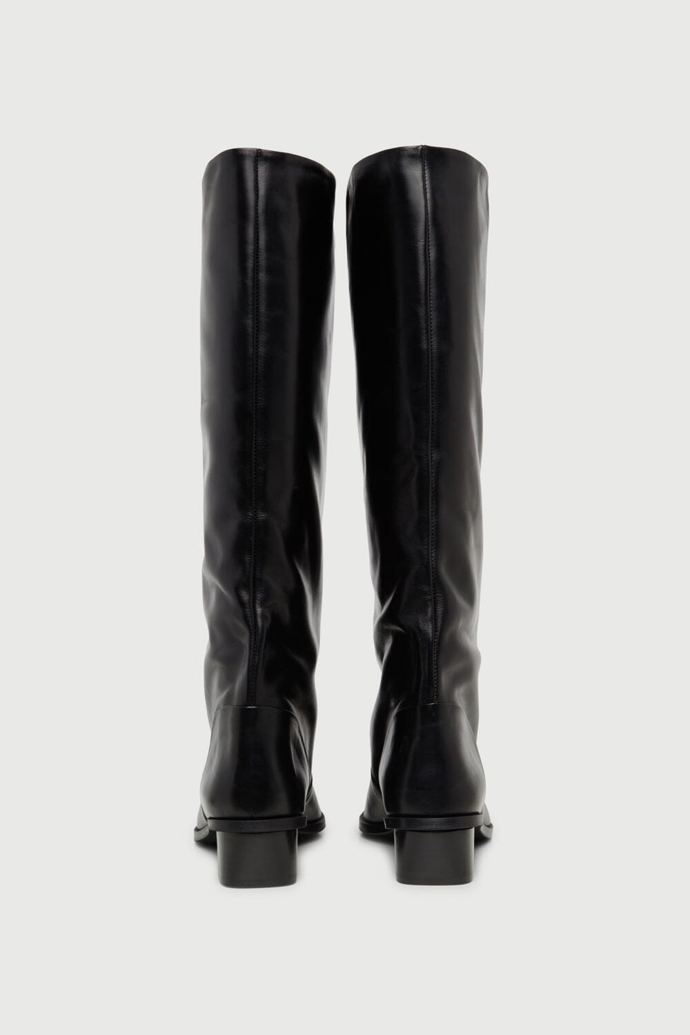 Sarah Boots in Black Leather Boots AUGUSTA 