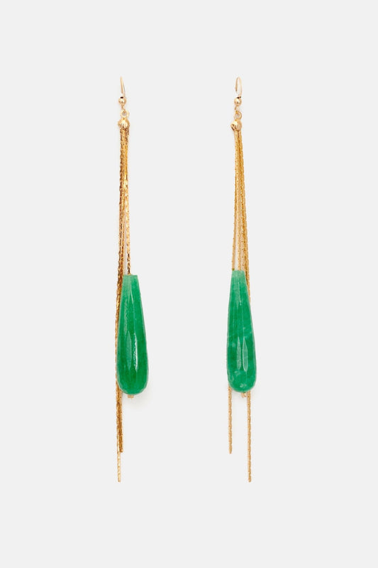 Sauce Green Earrings La Morenita 