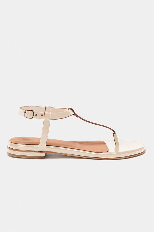 SAVINA TAUPE CHAROL Flat sandals Naguisa 