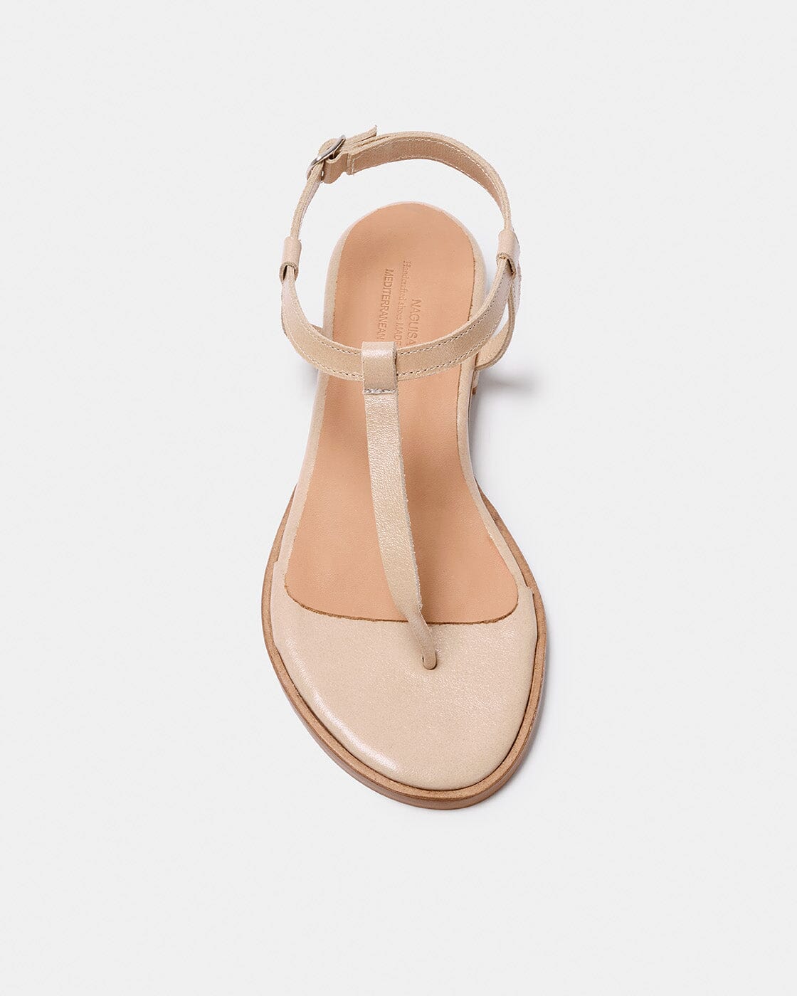 SAVINA TAUPE CHAROL Flat sandals Naguisa 