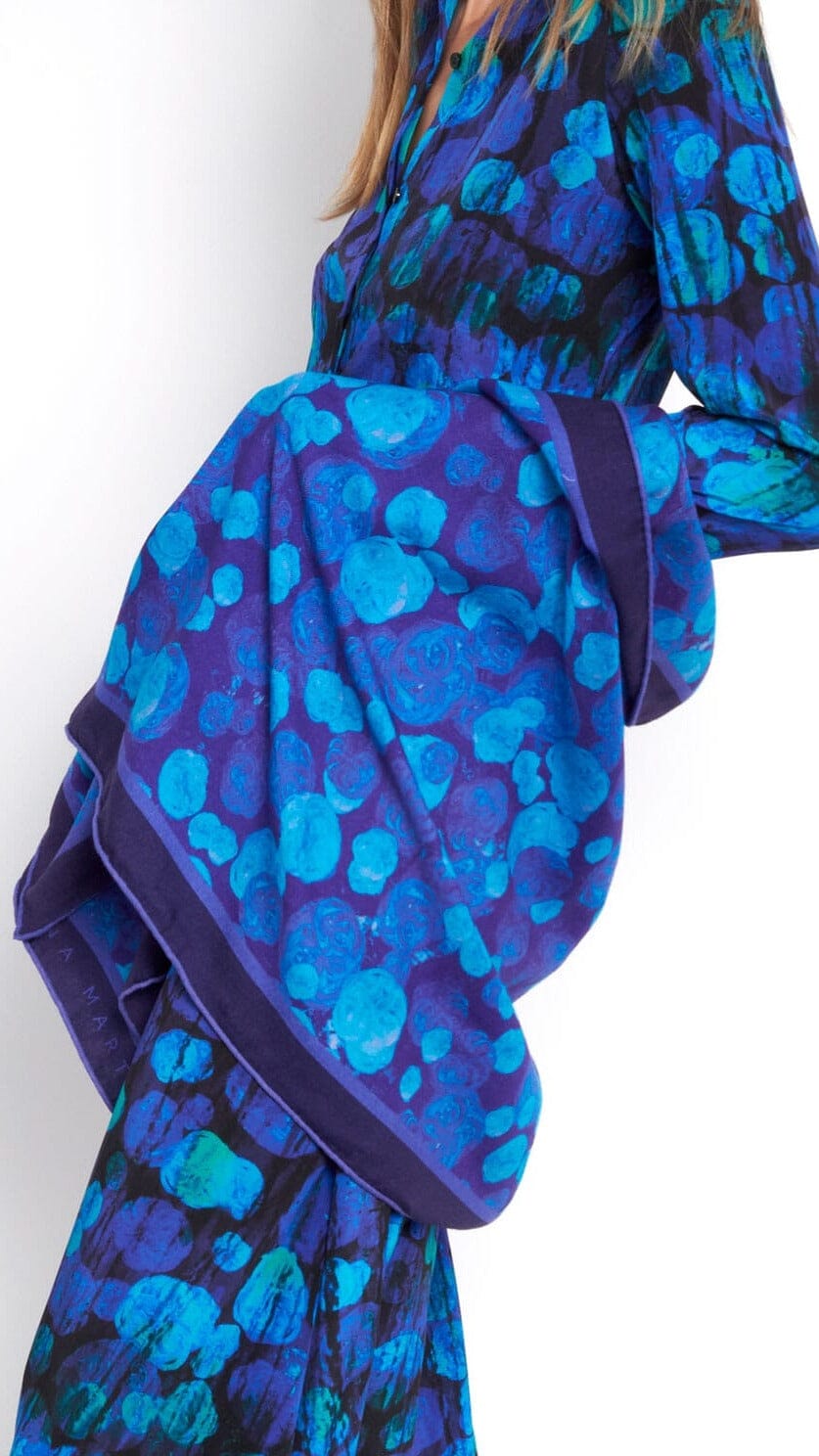Scarf Serene Blue Foulards & Scarves Arena Martinez 