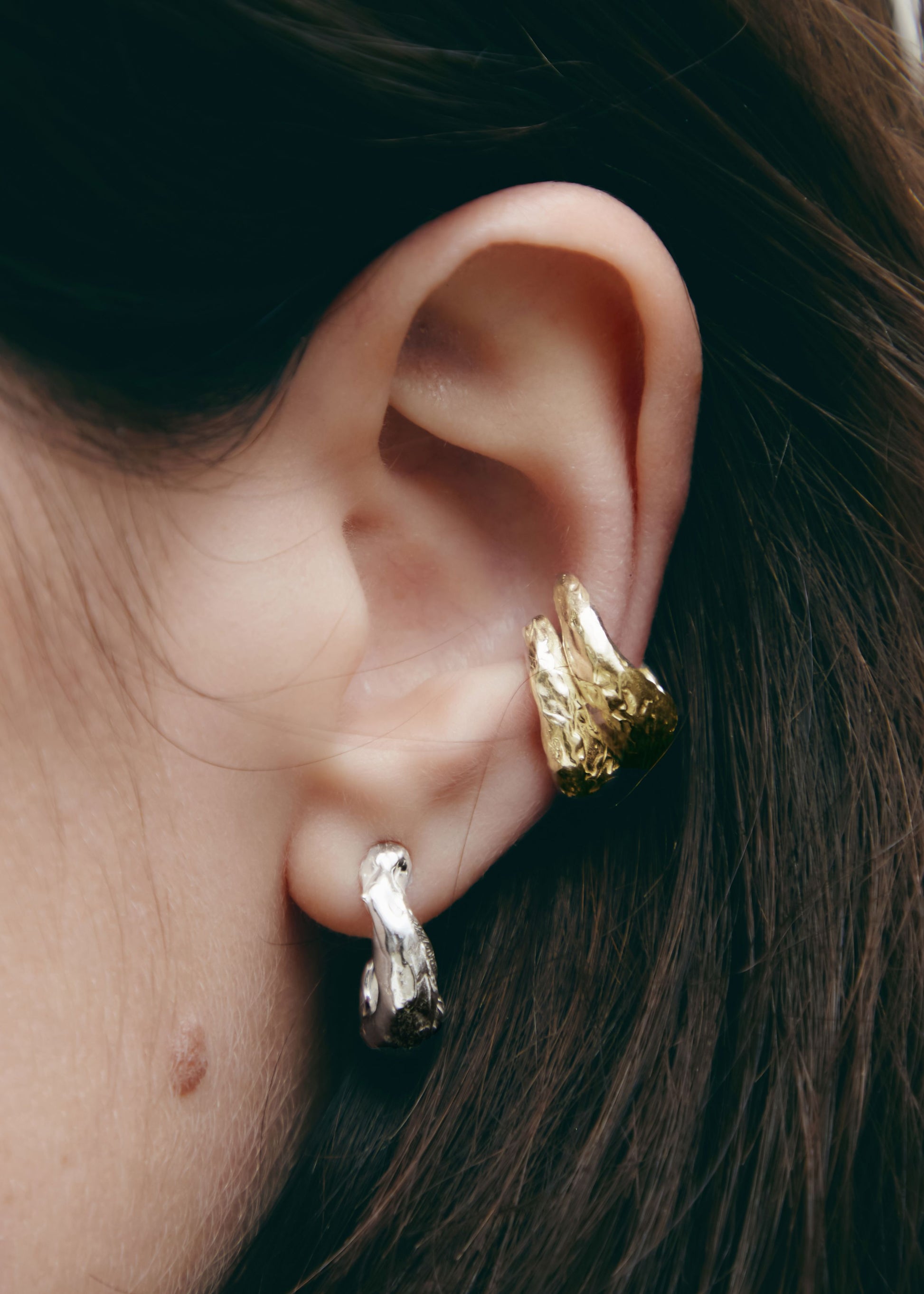 Set Earcuff + Cau earrings Earrings Albert Coll 