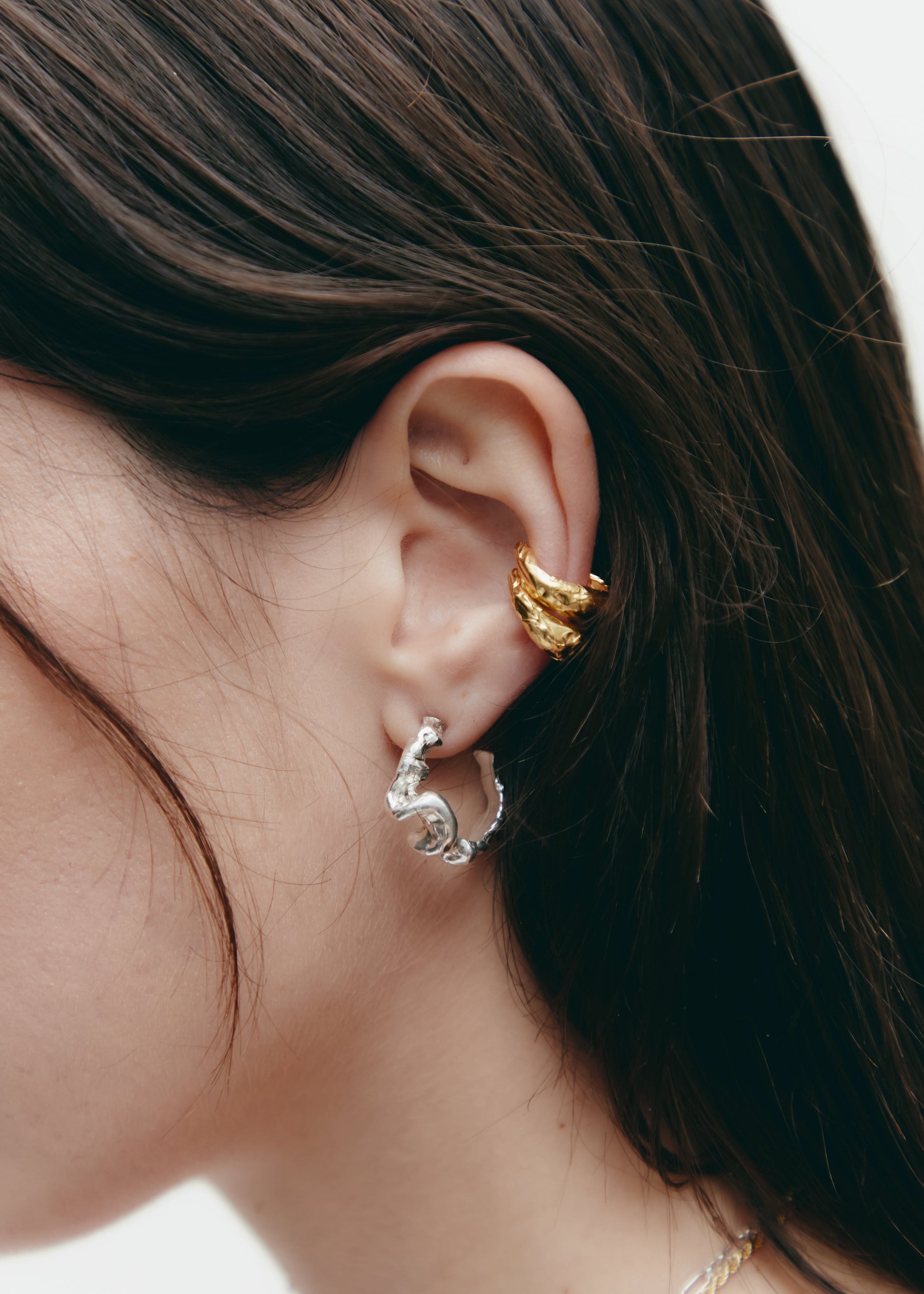 Set Earcuff + Continu earrings Earrings Albert Coll 