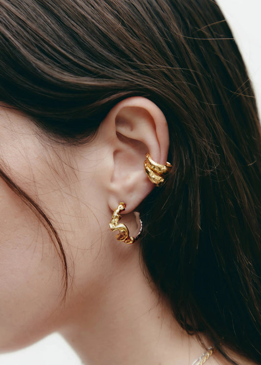 Set Earcuff + Continu earrings Earrings Albert Coll 