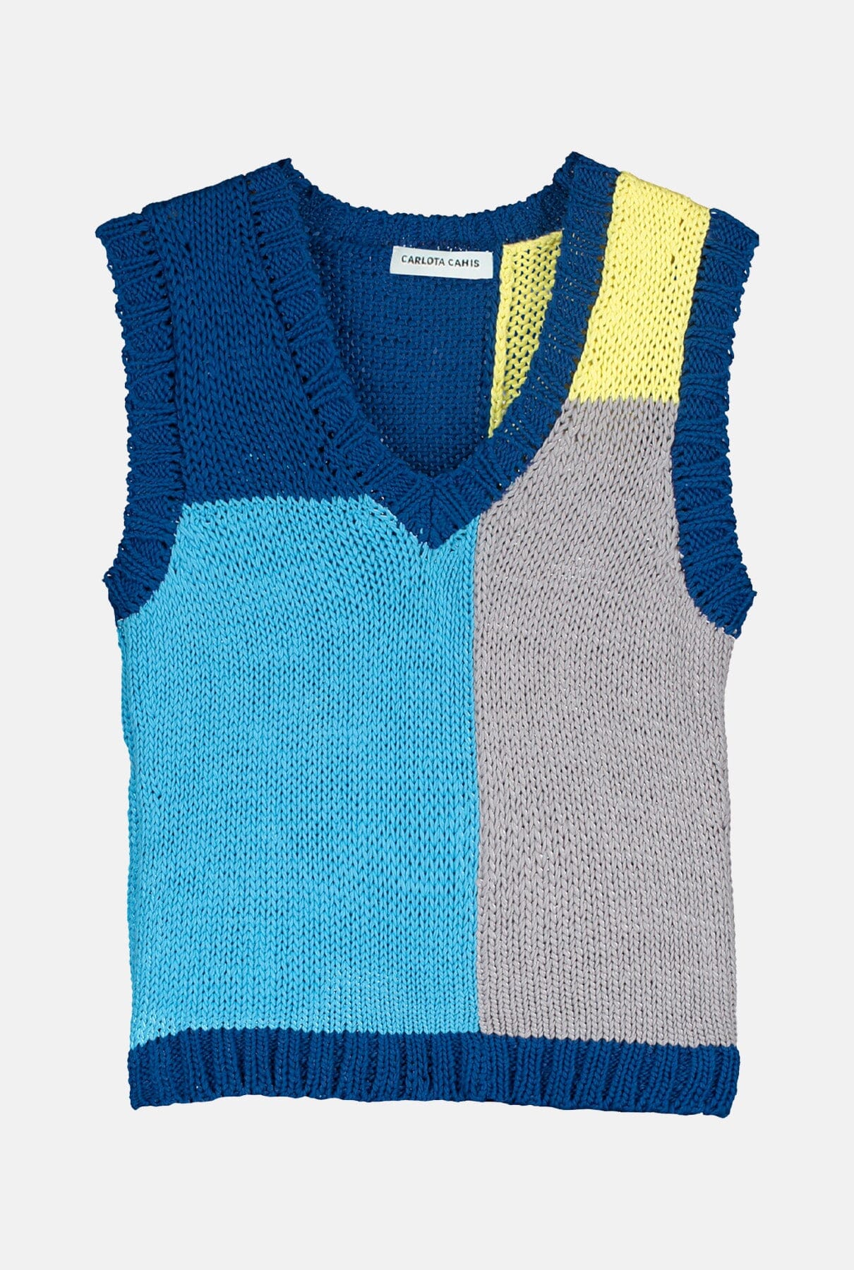 Shepherd Vest Blue Vests Carlota Cahis 