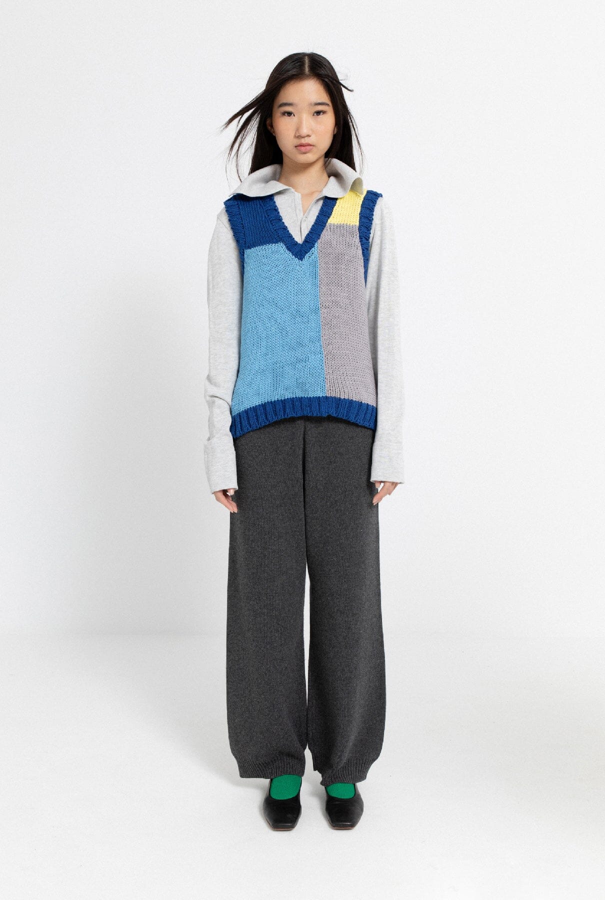 Shepherd Vest Blue Vests Carlota Cahis 