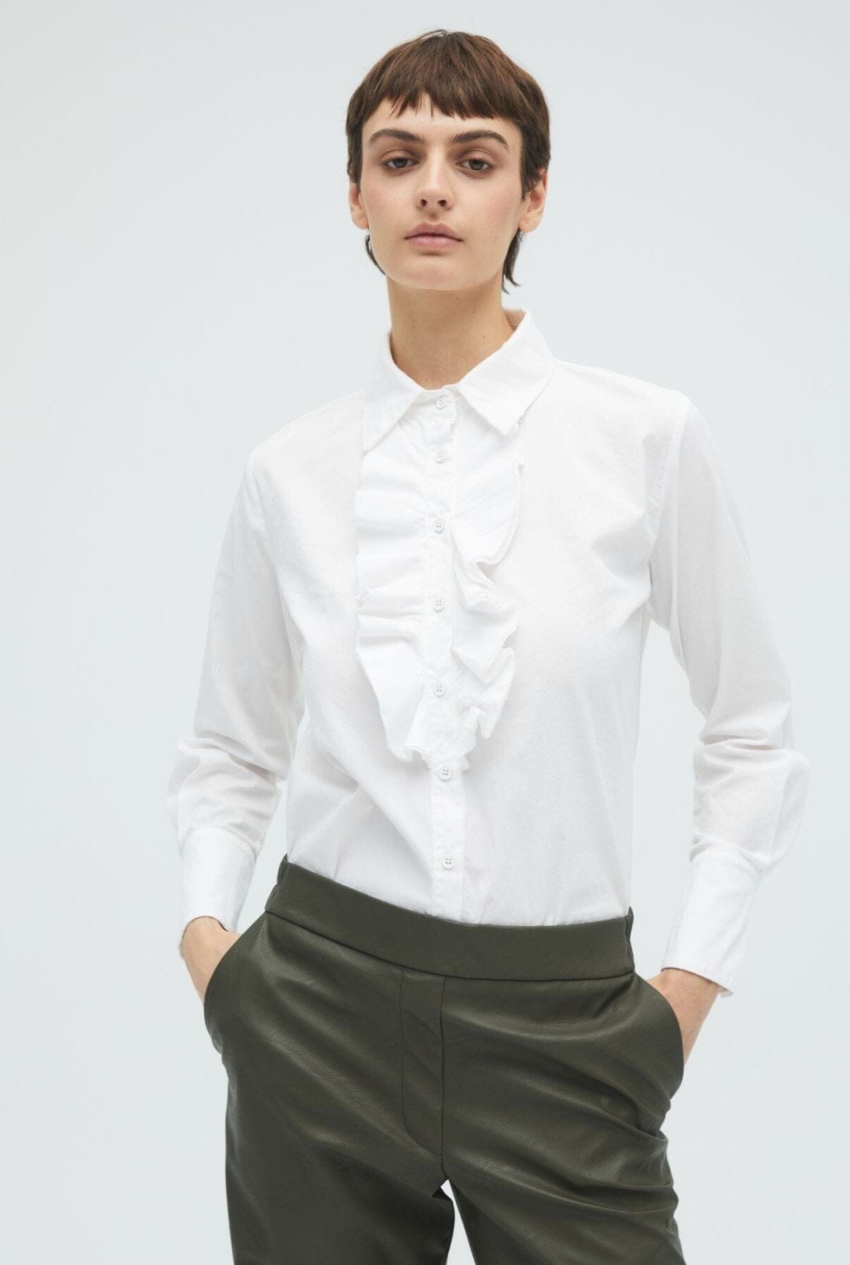 SHIRT VOLANTES POPELIN Shirts & blouses Commelle 