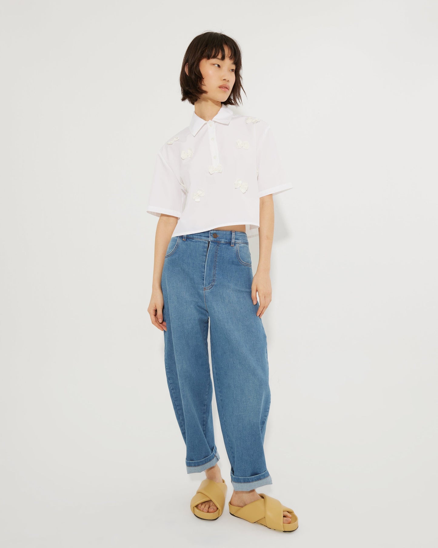Shirt with small bows Shirts & Blouses Tot-Hom 