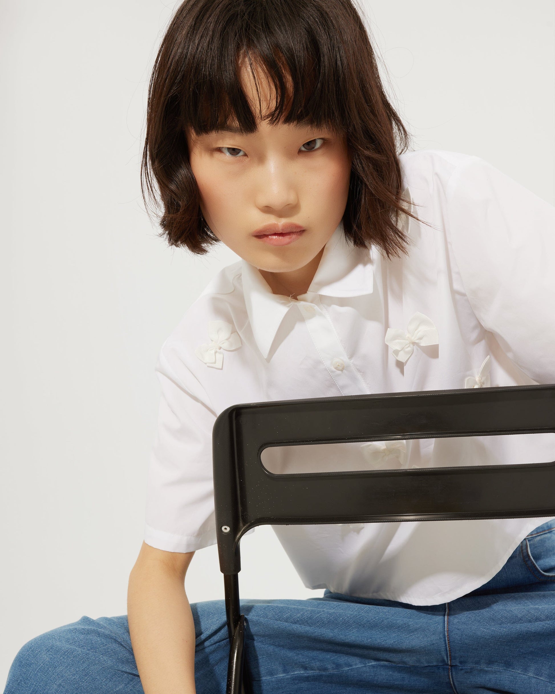 Shirt with small bows Shirts & Blouses Tot-Hom 
