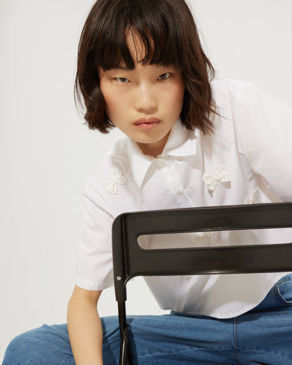 Shirt with small bows Shirts & Blouses Tot-Hom 