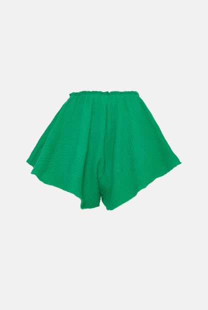 Skirt short bambula green Shorts Como un pez en el agua 