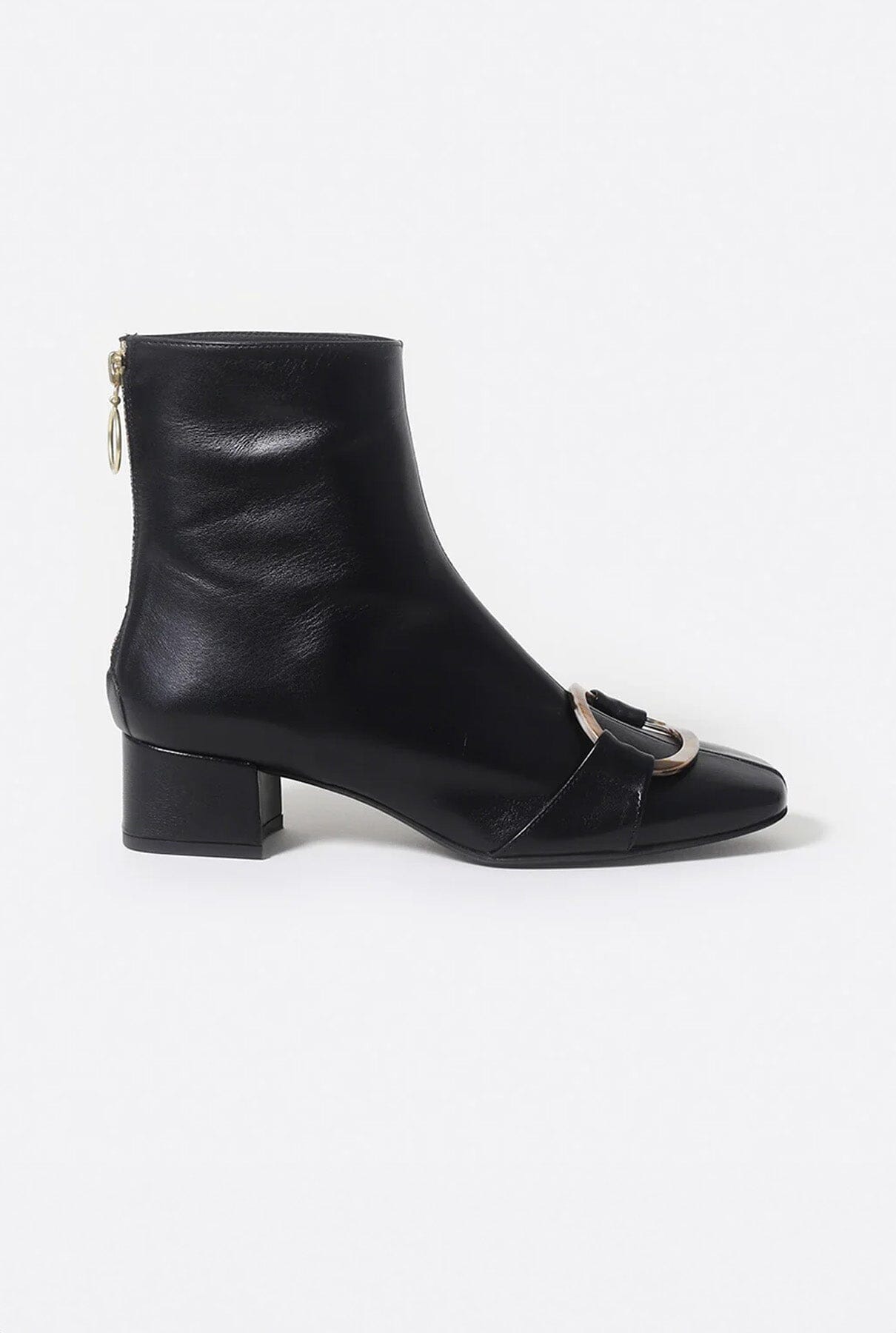 Sol negro hebilla Boots Mint and Rose 