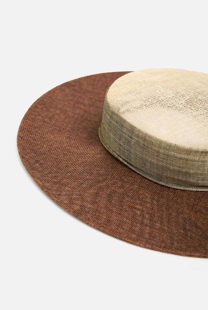 Sombrero Capeline Marrón Chocolate Hats Coterelle 