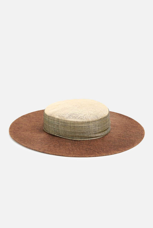 Sombrero Capeline Marrón Chocolate Hats Coterelle 