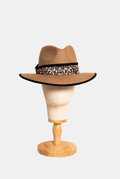 Sombrero Fedora Animal Print Hats Alexia Alvarez de Toledo 