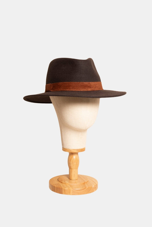 Sombrero Fedora Marrón Sencillo Hats Alexia Alvarez de Toledo 