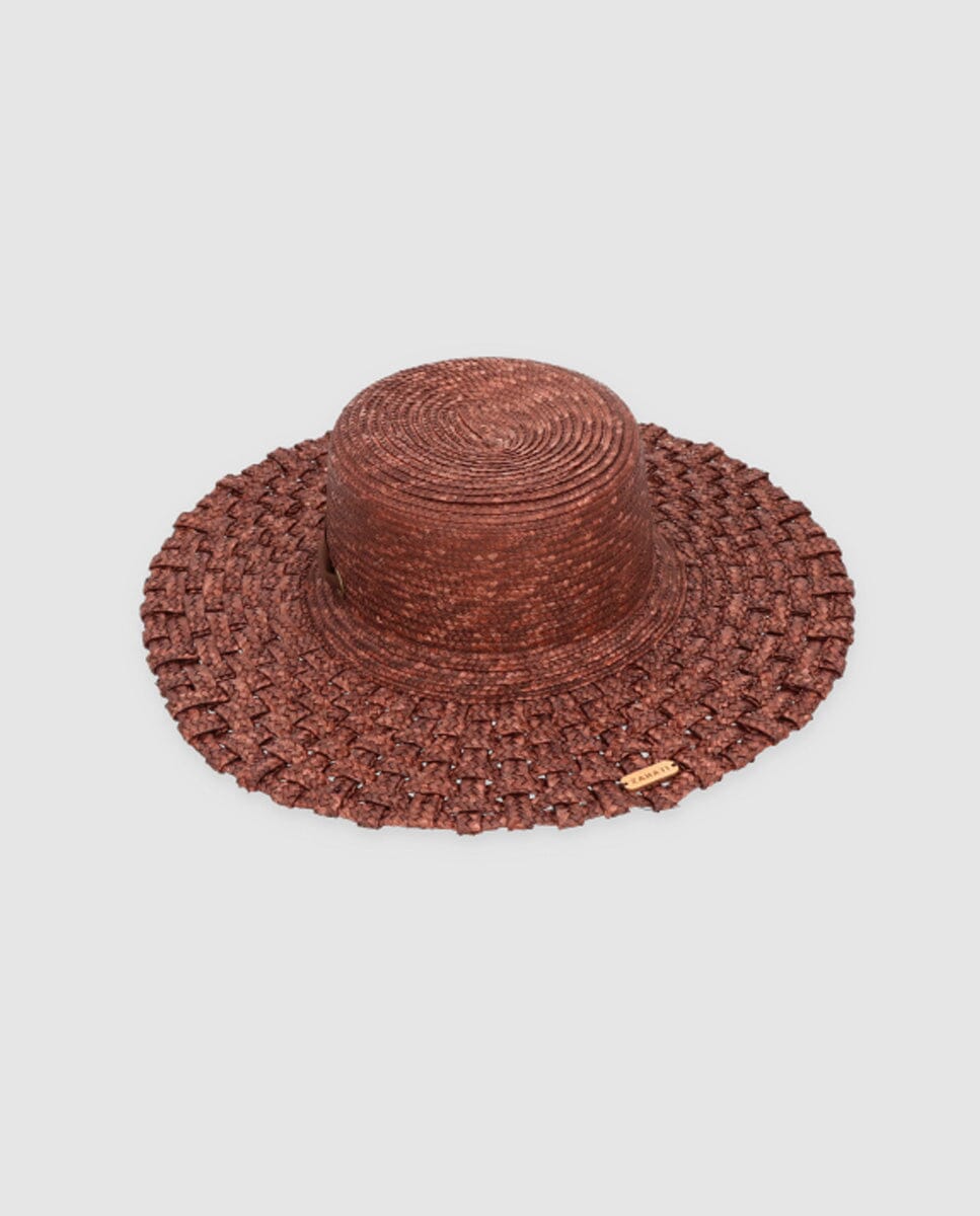 Sombrero Tris-Tras chocolate ala s Hats Zahati 