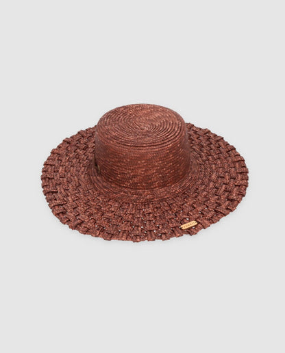 Sombrero Tris-Tras chocolate ala s Hats Zahati 