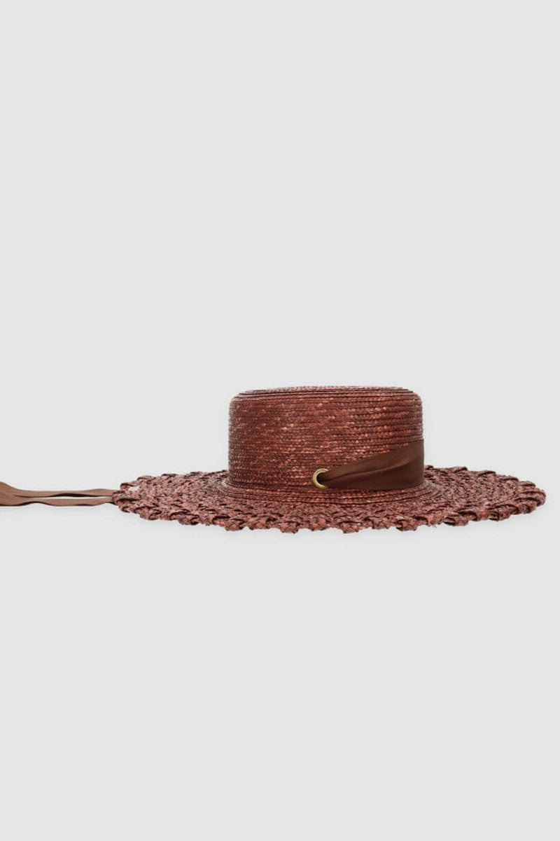 Sombrero Tris-Tras chocolate ala s Hats Zahati 