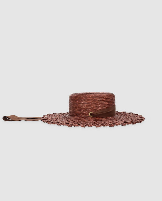 Sombrero Tris-Tras chocolate ala s Hats Zahati 