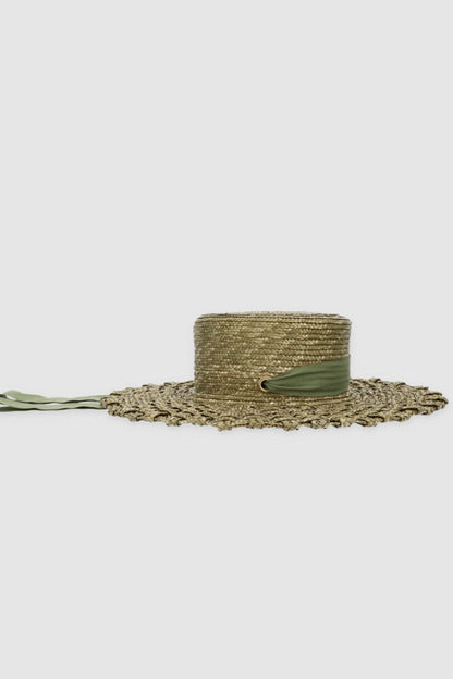 Sombrero Tris-Tras oliva ala s Hats Zahati 