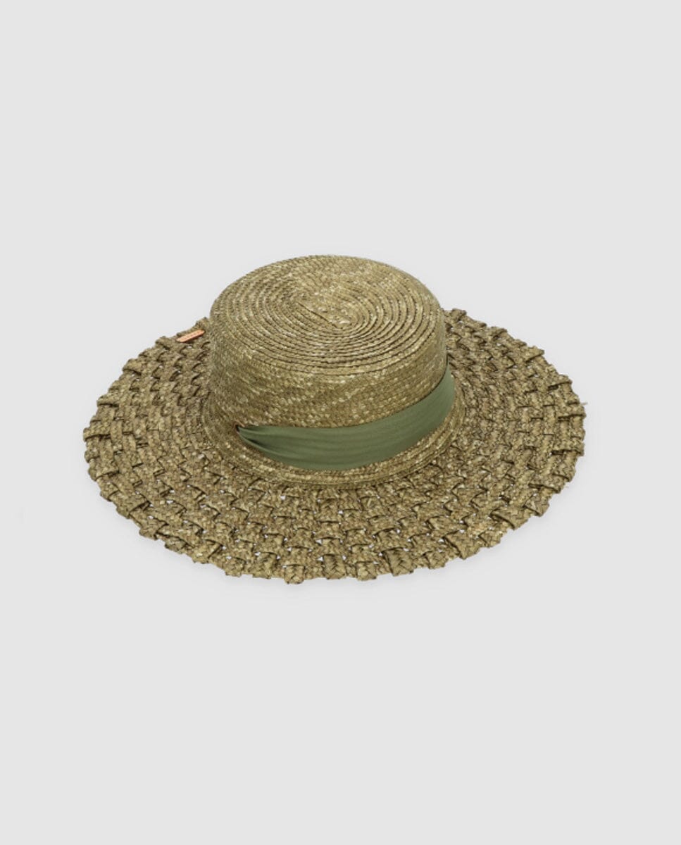 Sombrero Tris-Tras oliva ala s Hats Zahati 