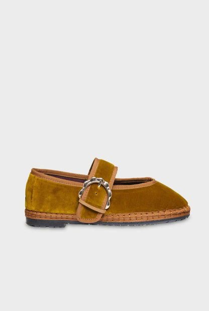 sophie mustard Flats Flabelus 