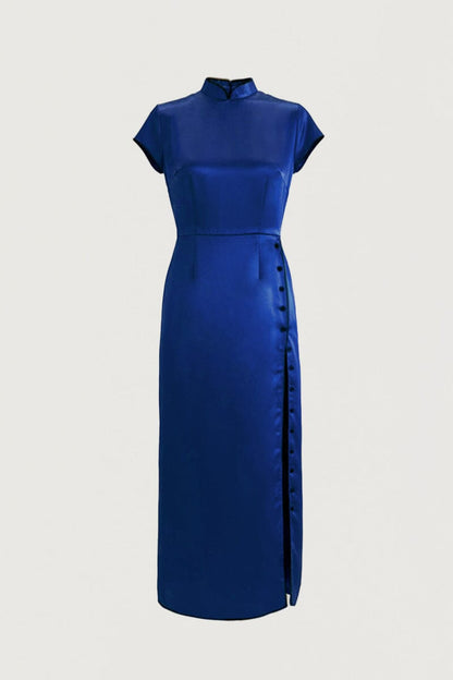 Southampton Satin Blue Dresses Amlul 