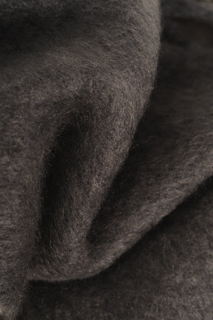 Stone Grey Mohair Blanket ELEVAA 