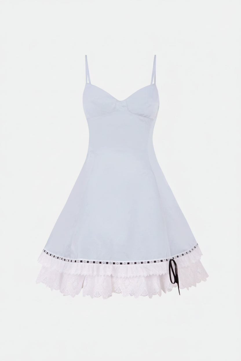 Structured Blue Mini-Dress Dresses PALOMO SPAIN 