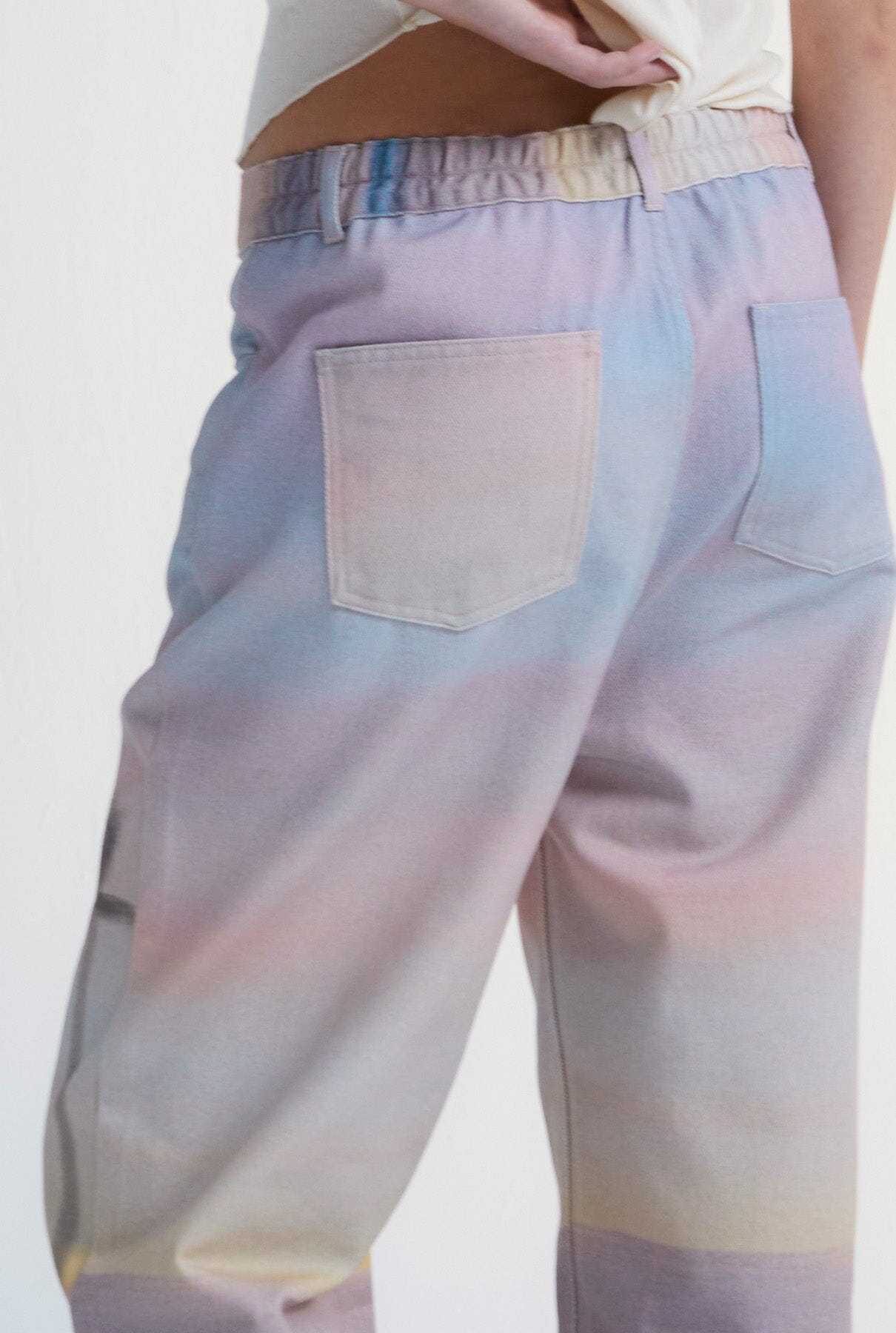 Sunset Denim Woman Pant Trousers The New Society 