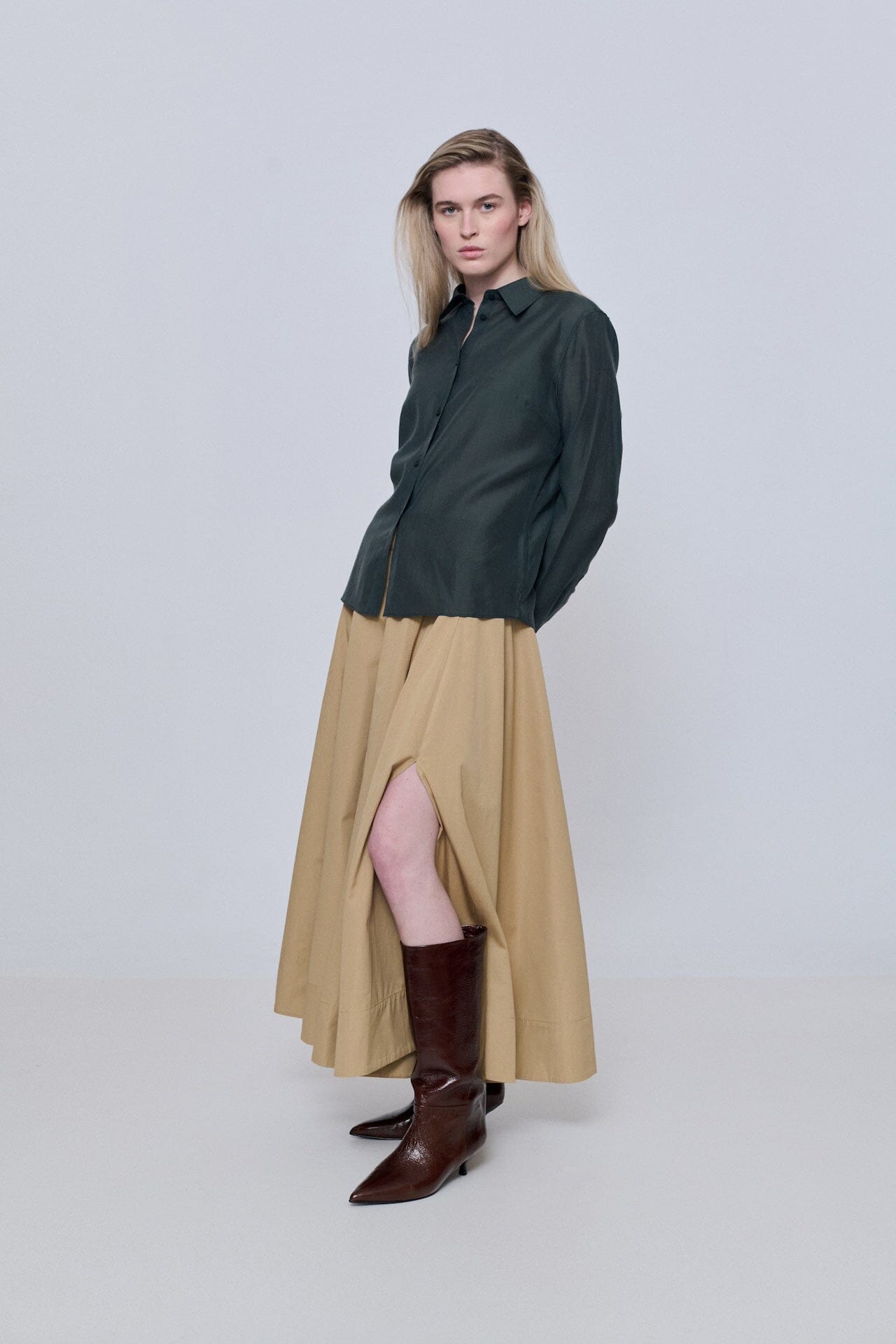 Sydney Boots in Saddle Patent Leather Boots AUGUSTA 