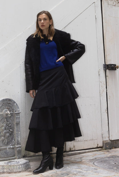 Tabita Black Skirt Skirts Leyre Doueil 