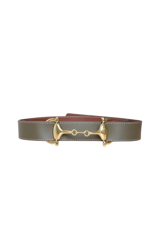 Tablao Belt in Green and Mahogany Belts Maese Place 