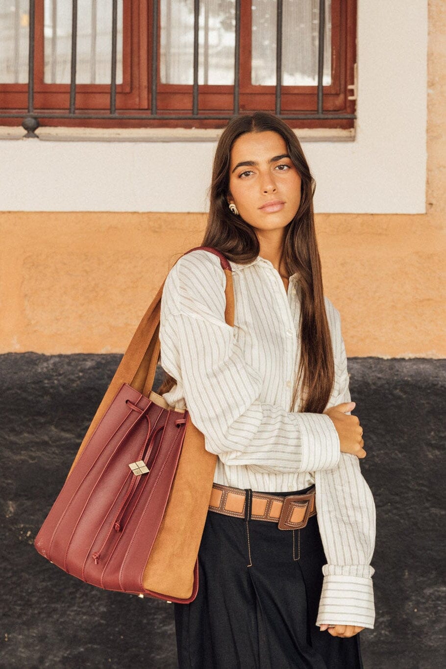 Tablao Goya Burgundy Shoulder bags Maese Place 