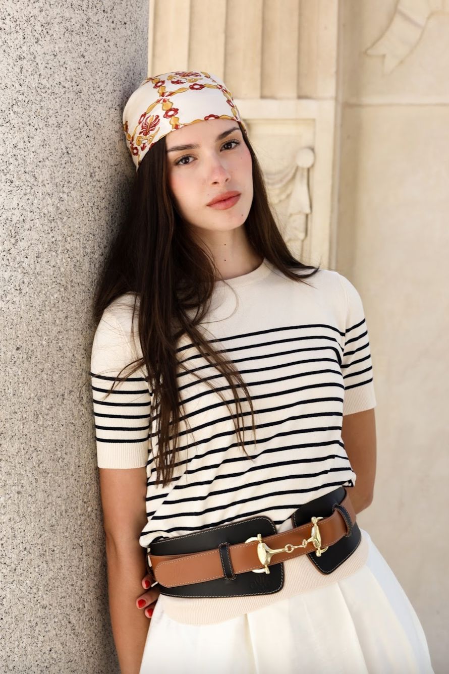 Tablao Sash in Black and Toffee Belts Maese Place 