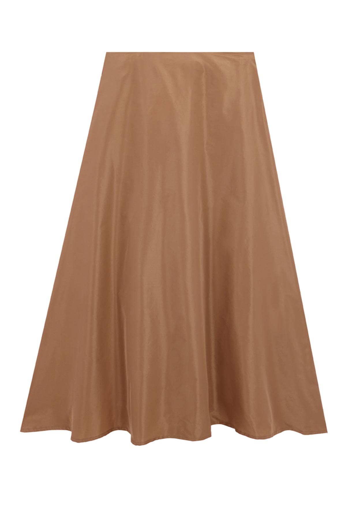 Taffeta skirt with side slit and bow Skirts Tot-Hom 