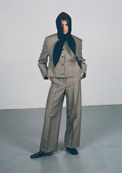 Tailored trousers in virgin wool Trousers Boscoier 